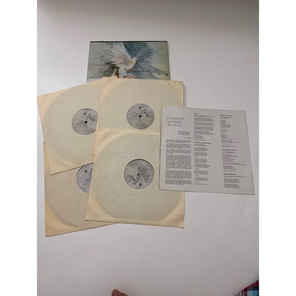 La Paloma Que Llego De Roma 4 LP Box Set NM + Insert Import Pope John Paul II - Picture 4 of 9